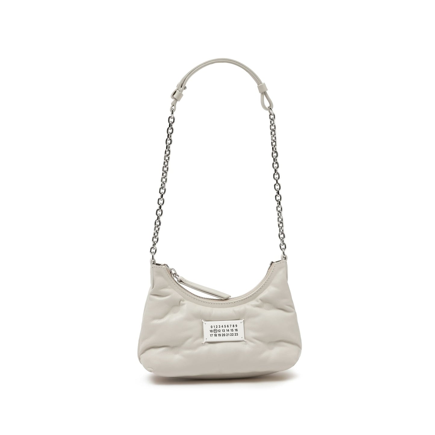 Micro Glam Slam Hobo Bag in Greige