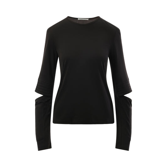 Astro Long Sleeve Top in Black