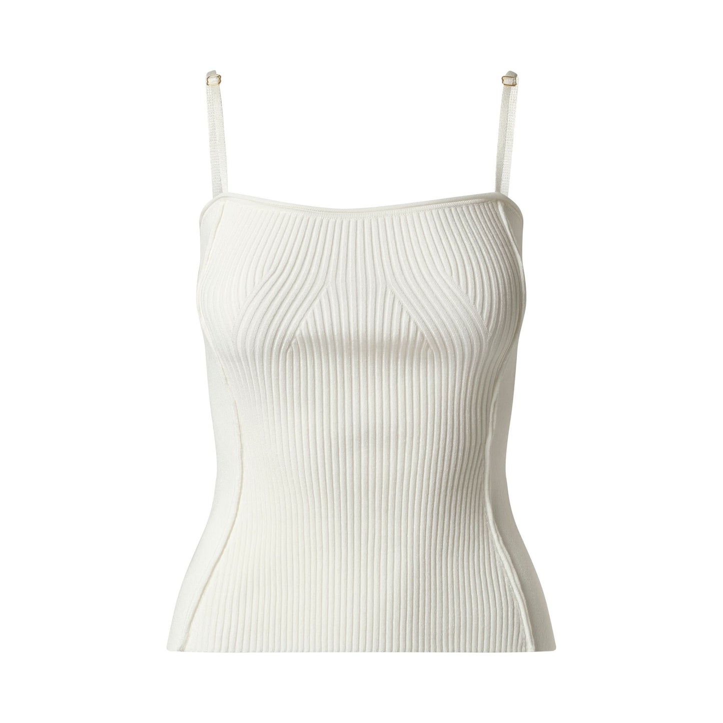 Sierra Sleeveless Lingerie Top in Off White