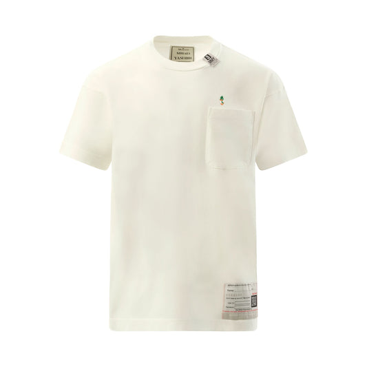 Duck Embroidery T-Shirt in White