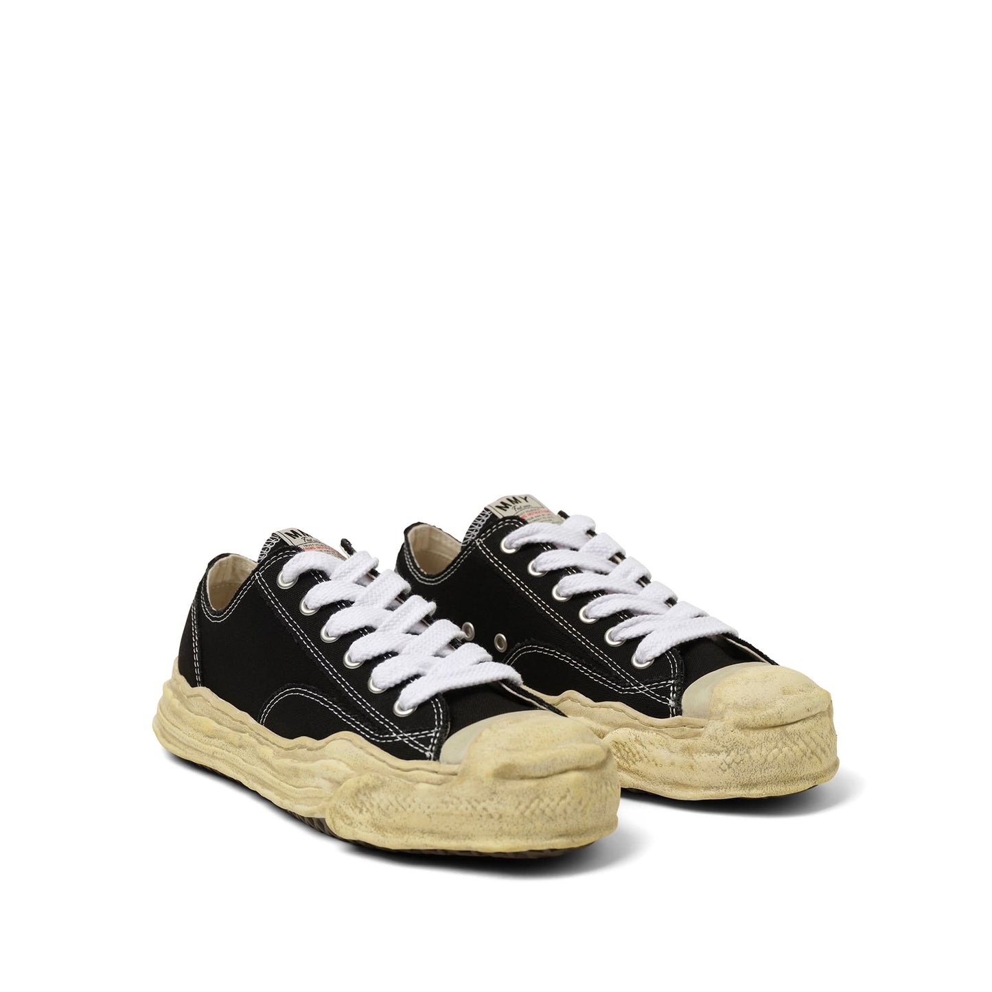 HANK OG Garment Dyed Sneaker in Black