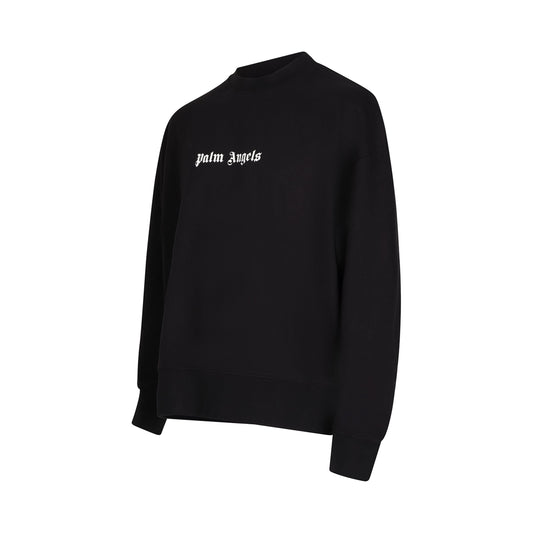 Classic Logo Printed Sweatshirt in Black