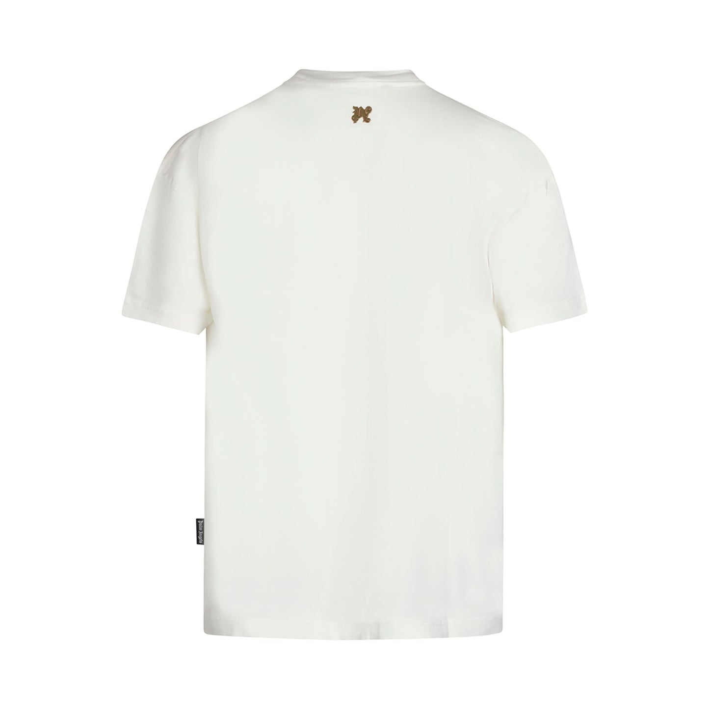 Burning Monogram T-Shirt in Off White