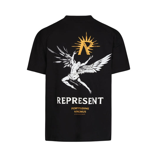 Icarus T-Shirt in Jet Black