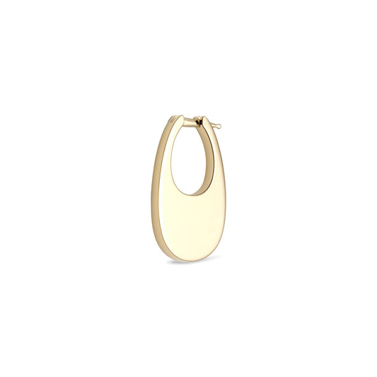 Medium Swipe Earring in Gold