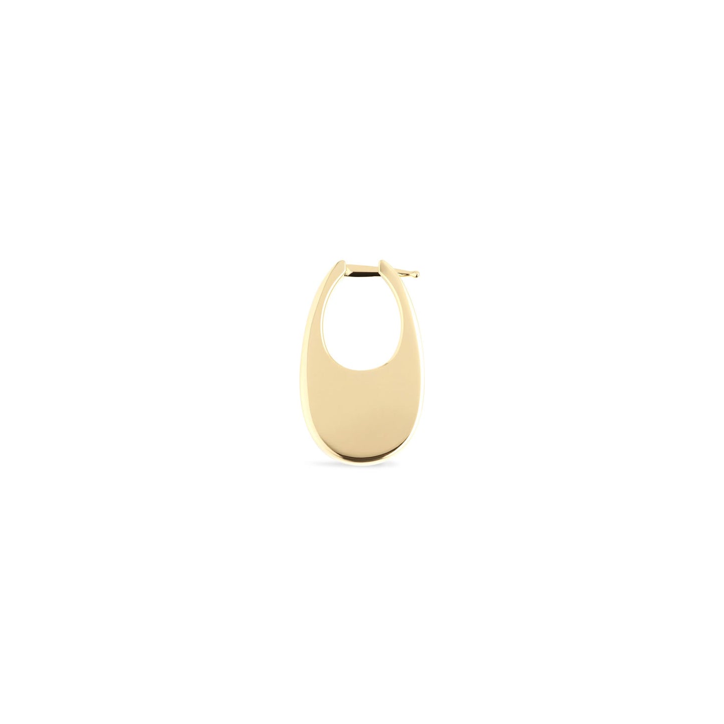 Medium Swipe Earring in Gold