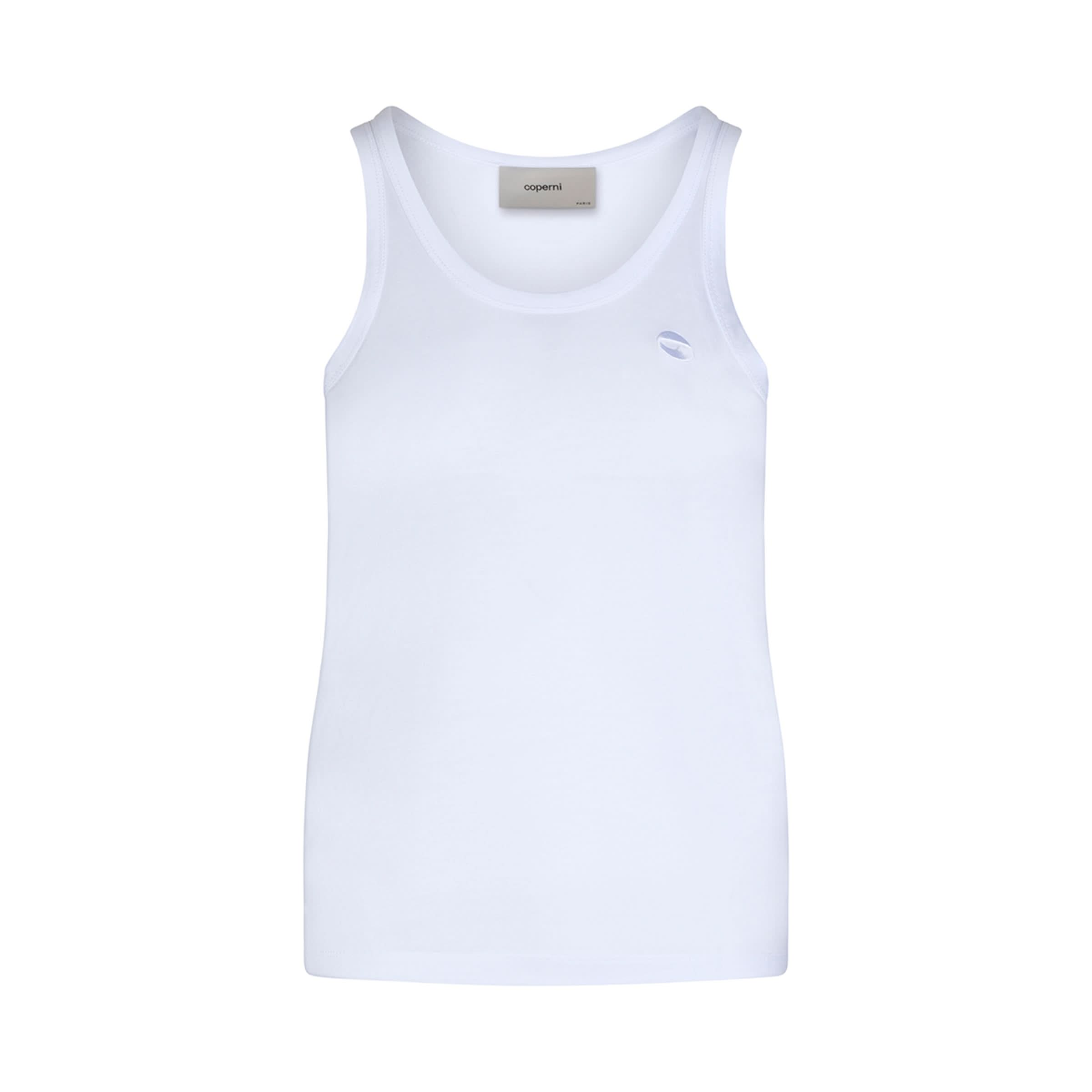 Lightweight Logo Tank Top in White