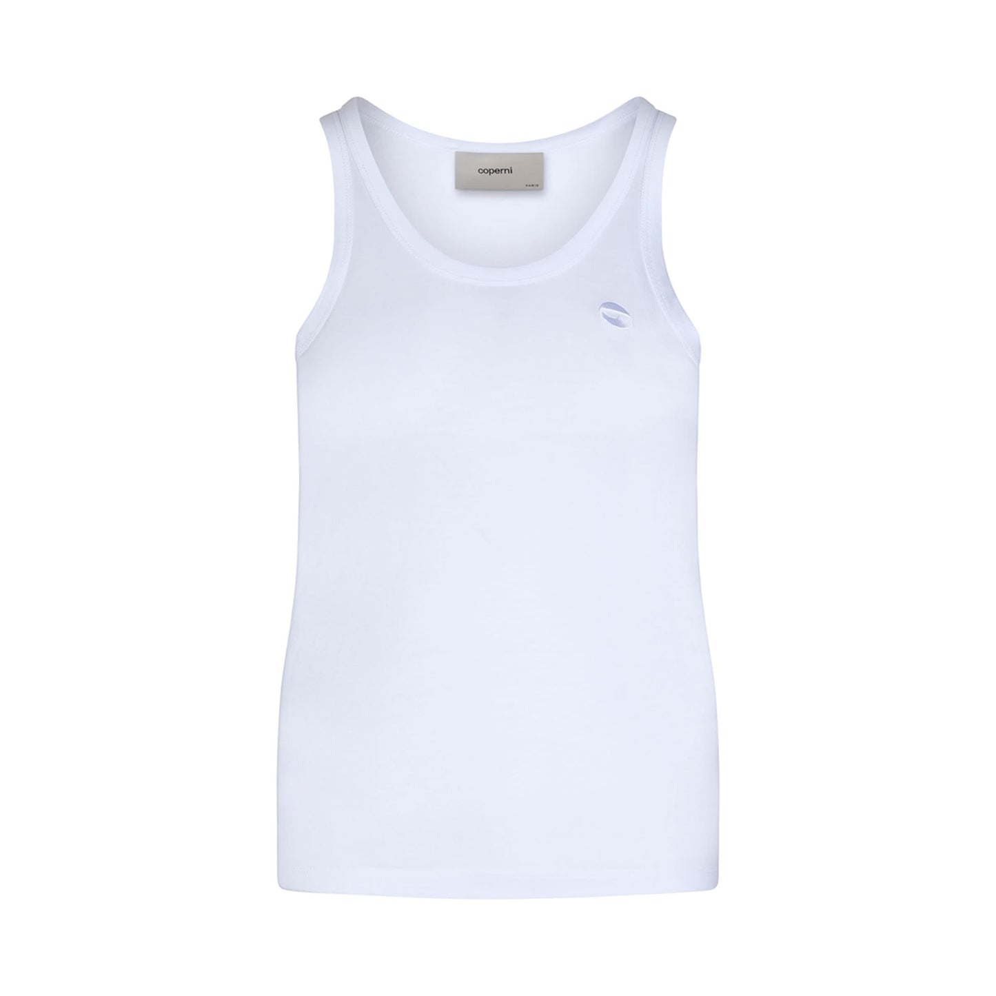 Lightweight Logo Tank Top in White