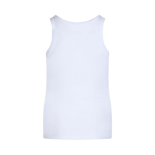 Lightweight Logo Tank Top in White