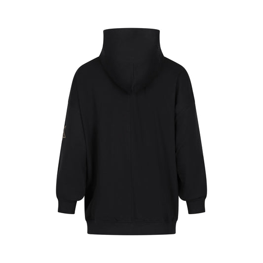 Rick Owens x Champion Jumbo Jason Hoodie in Black