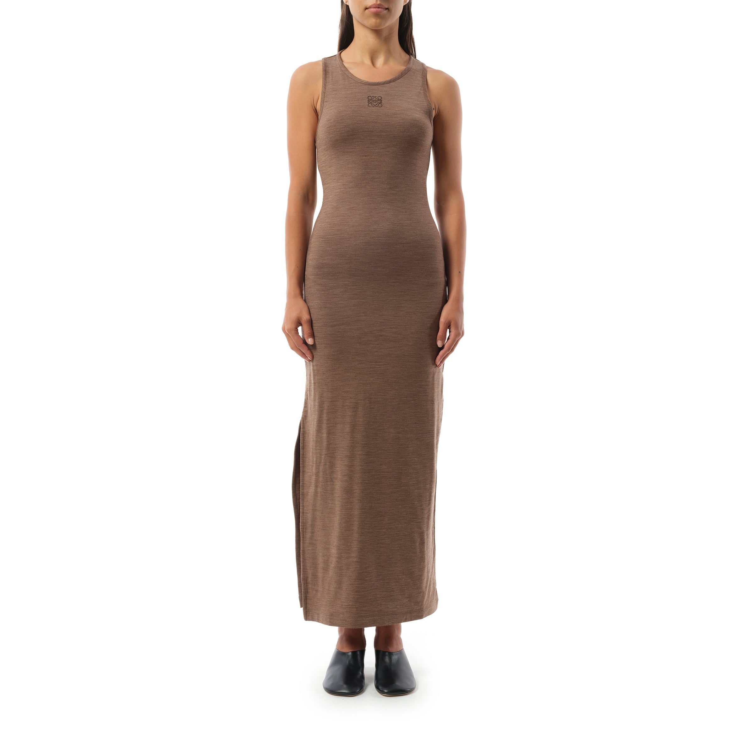 Anagram Tank Dress AF in Chocolate Brown