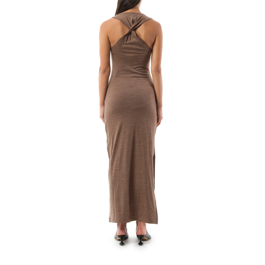 Anagram Tank Dress AF in Chocolate Brown