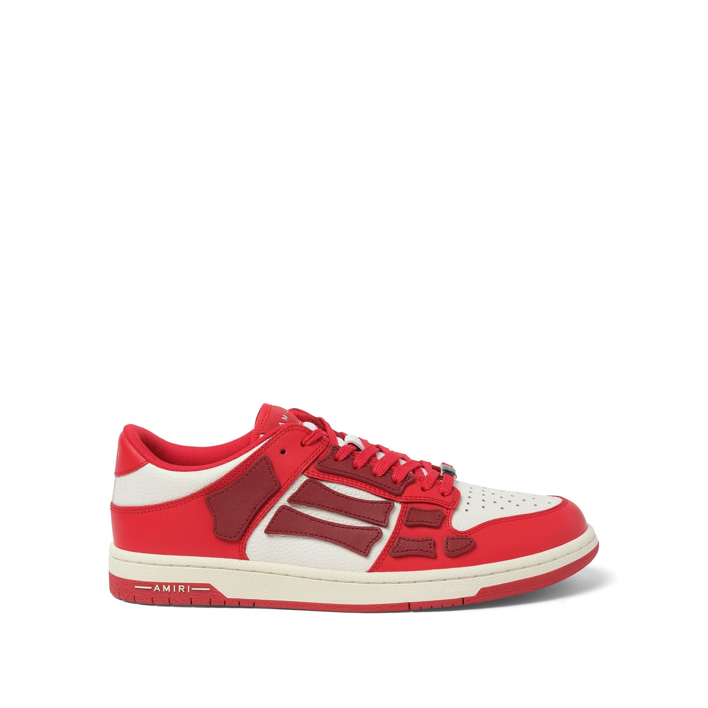 Skeleton Sneaker in Red/White