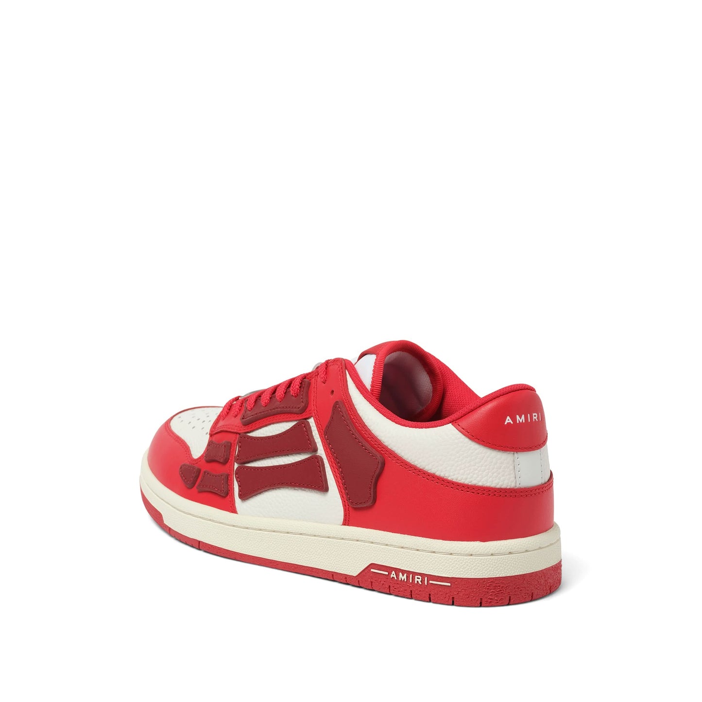 Skeleton Sneaker in Red/White