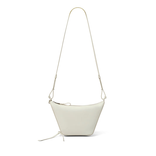 Mini Hammock Hobo Bag in Soft White