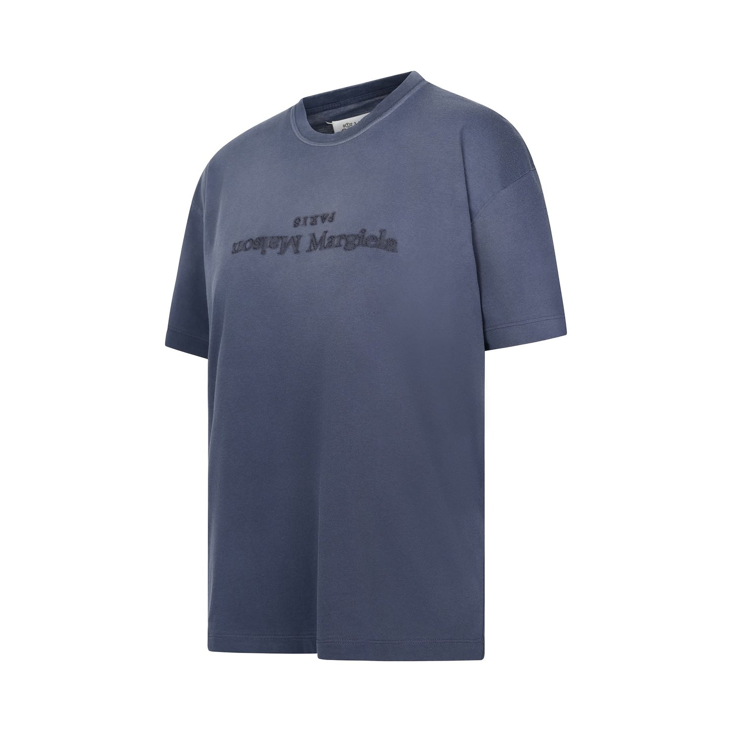 Cotton Jersey Logo T-Shirt in Blue