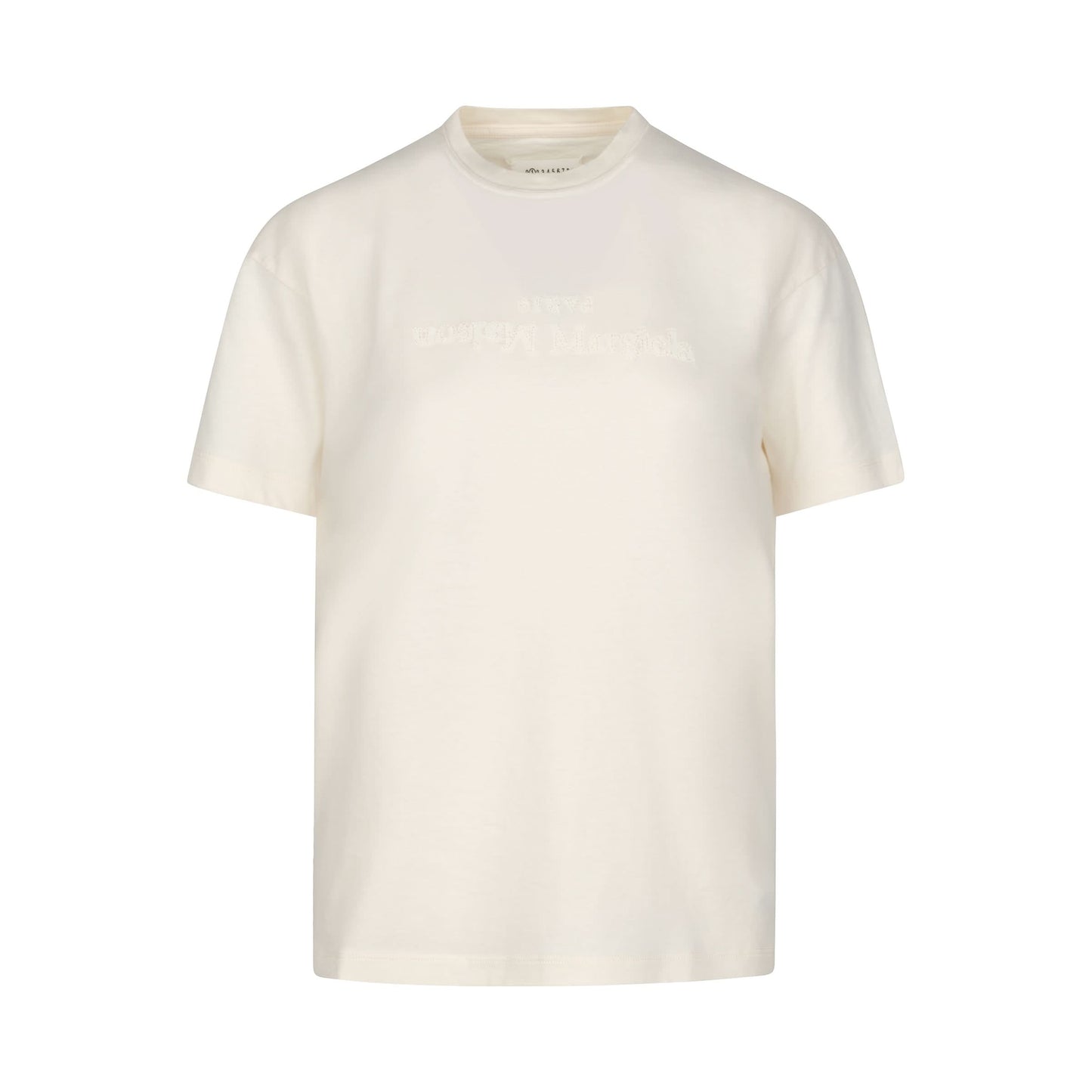 Reverse Logo T-Shirt in Ivory