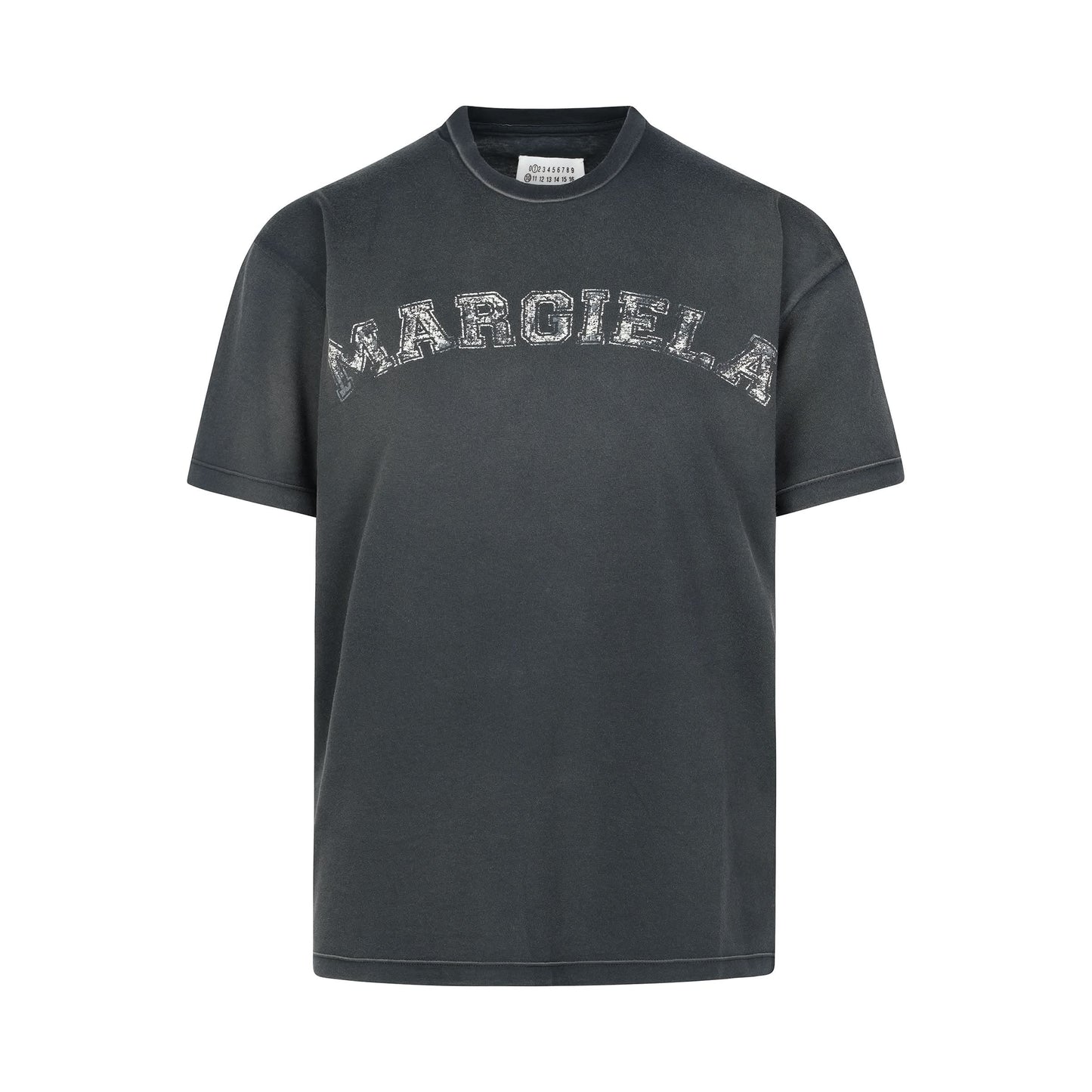 Faded Logo Relaxed Fit T-Shirt in Black