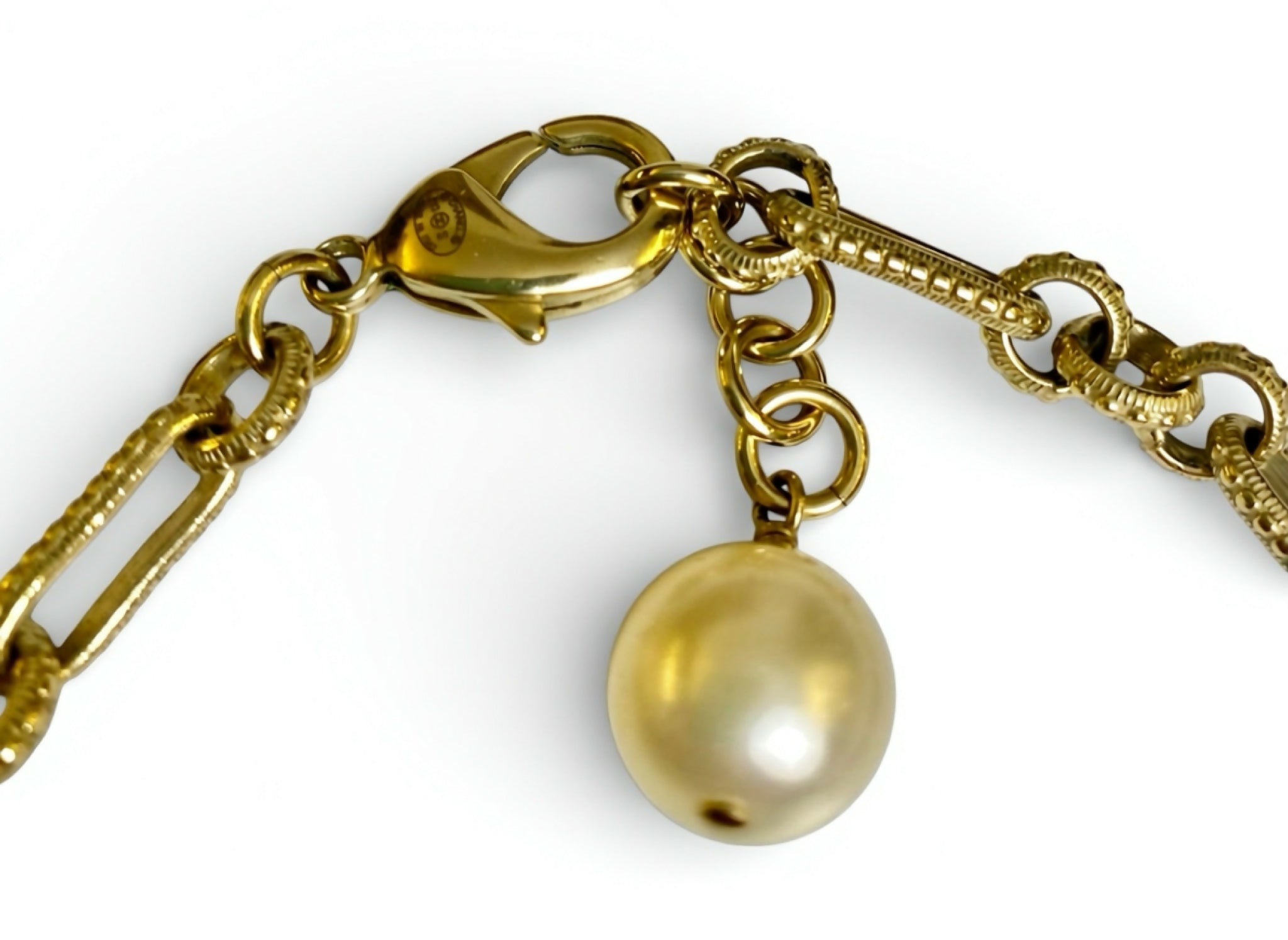 Chanel 13S XL CC Medallion Pendant Pink Coral Gripoix Pearl Gold Statement Necklace