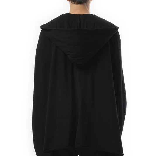 Hooded Kaftan in Black