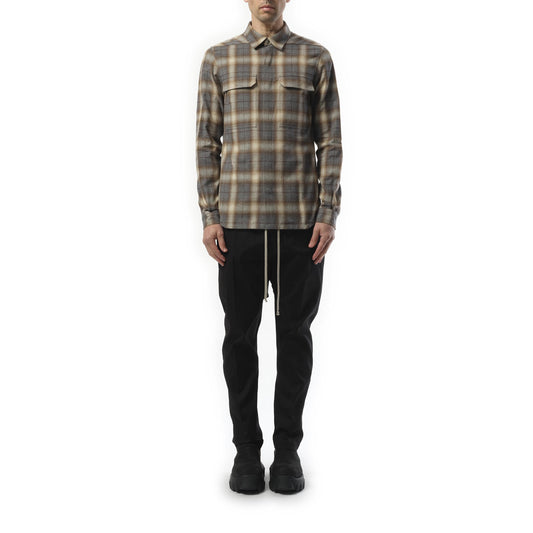 Outershirt in Grey Plaid