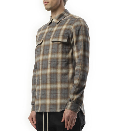 Outershirt in Grey Plaid