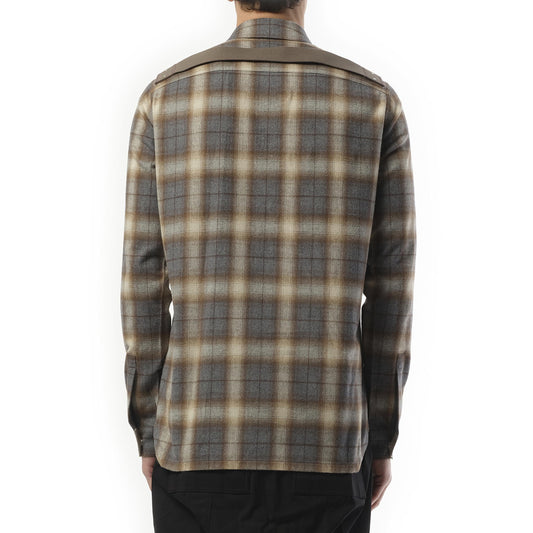 Outershirt in Grey Plaid