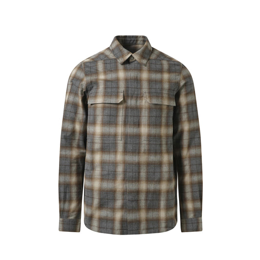 Outershirt in Grey Plaid