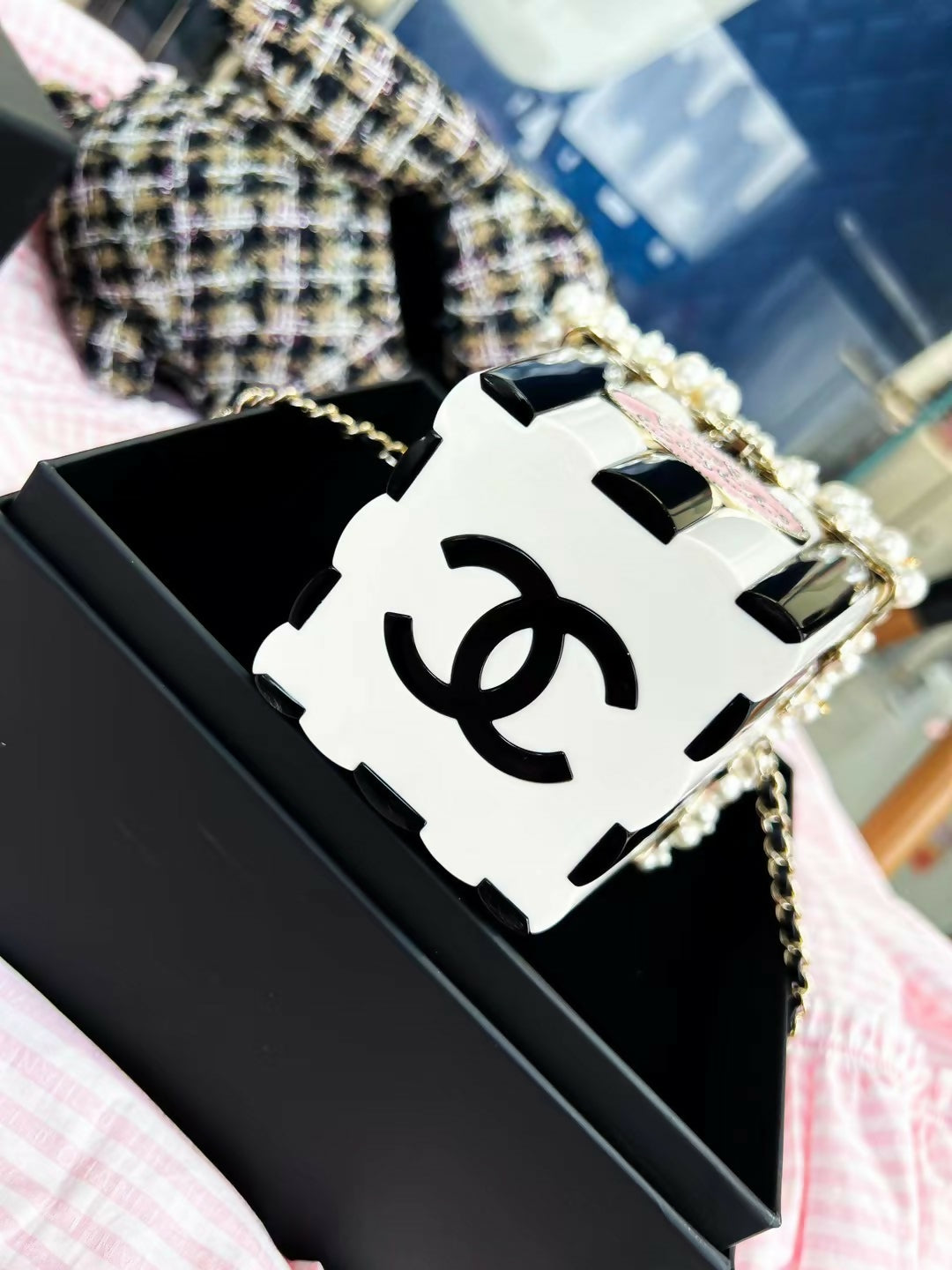 Chanel 2024 popcorn minaudière bag