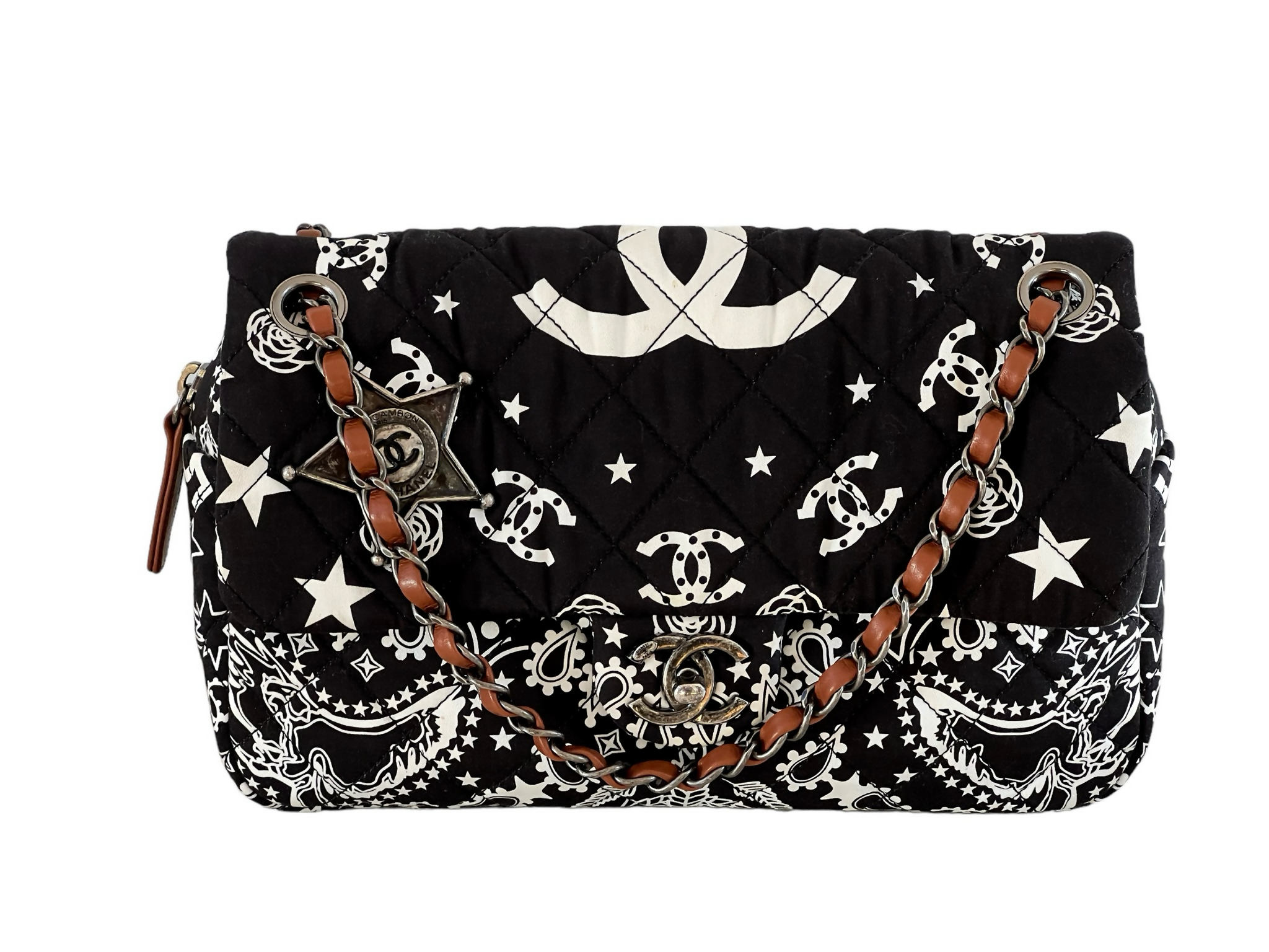 Chanel Paris–Dallas Bandana Double Chain Flap Bag