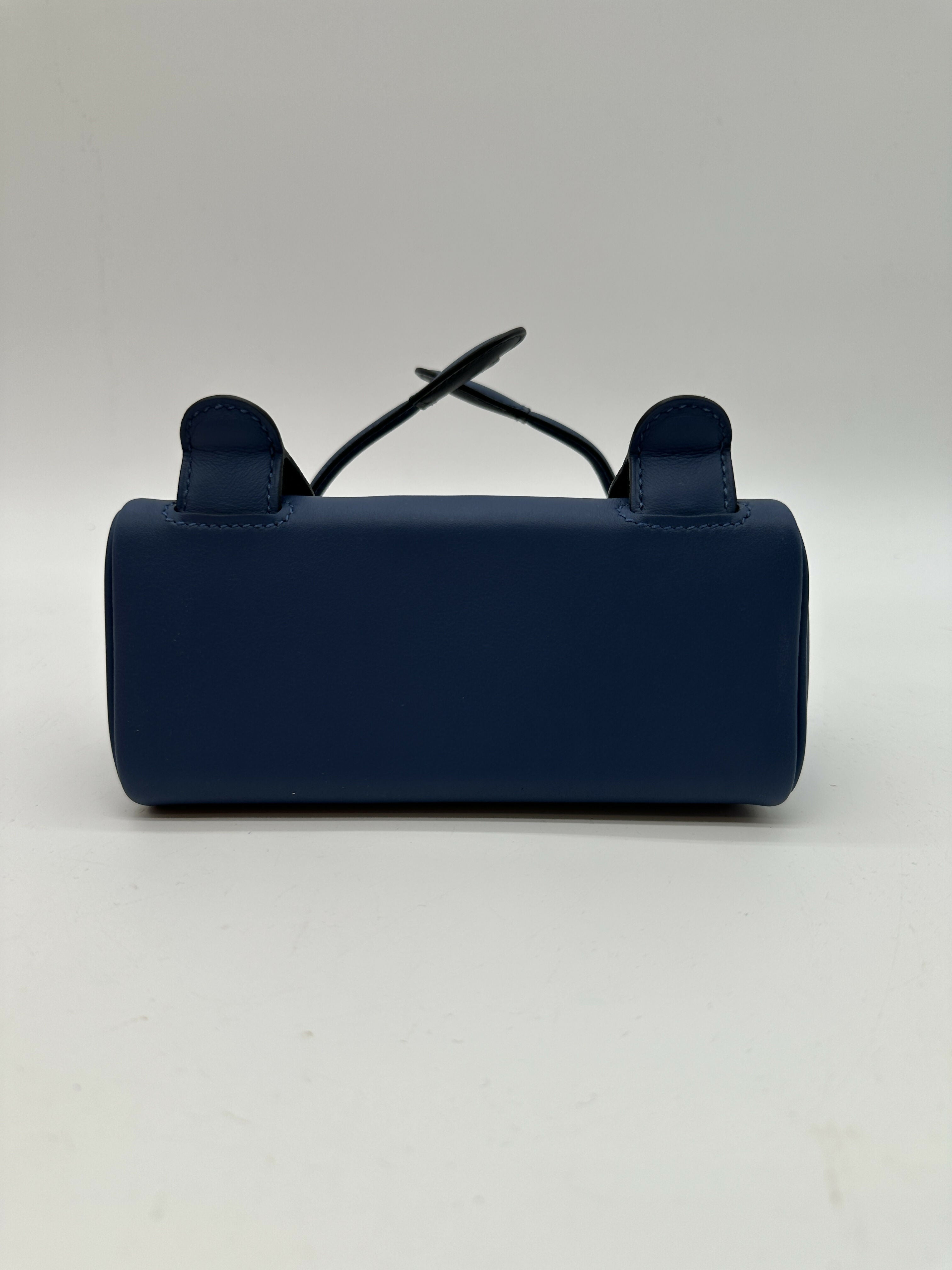 Hermès Kelly Doll Blue Tie / Caban Swift PHW K