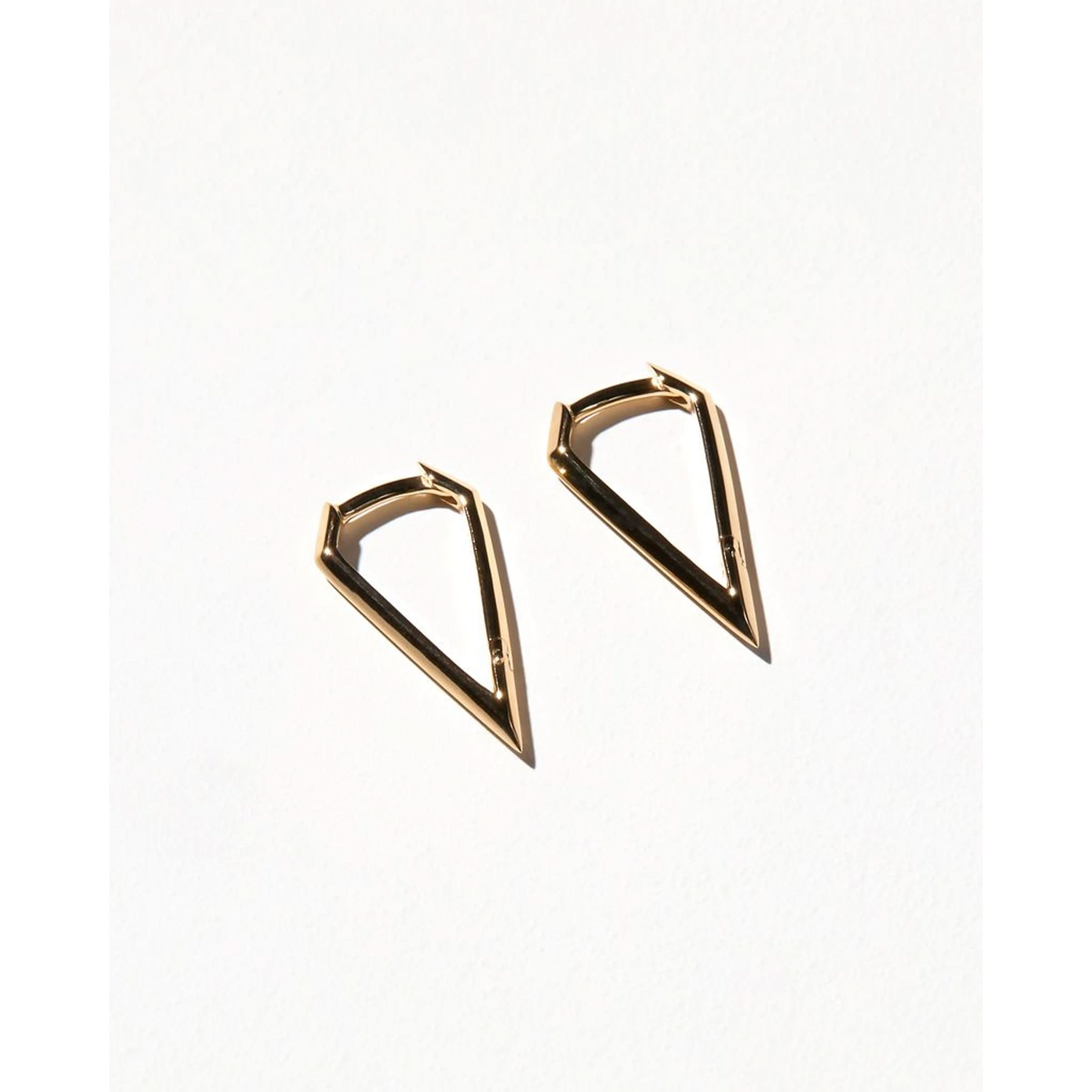 Spear Earrings in Gold