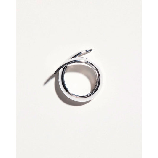 Spear Wrap Ring in Silver