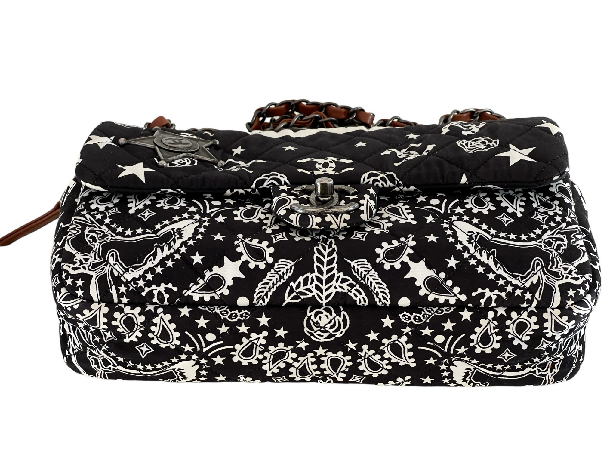 Chanel Paris–Dallas Bandana Double Chain Flap Bag