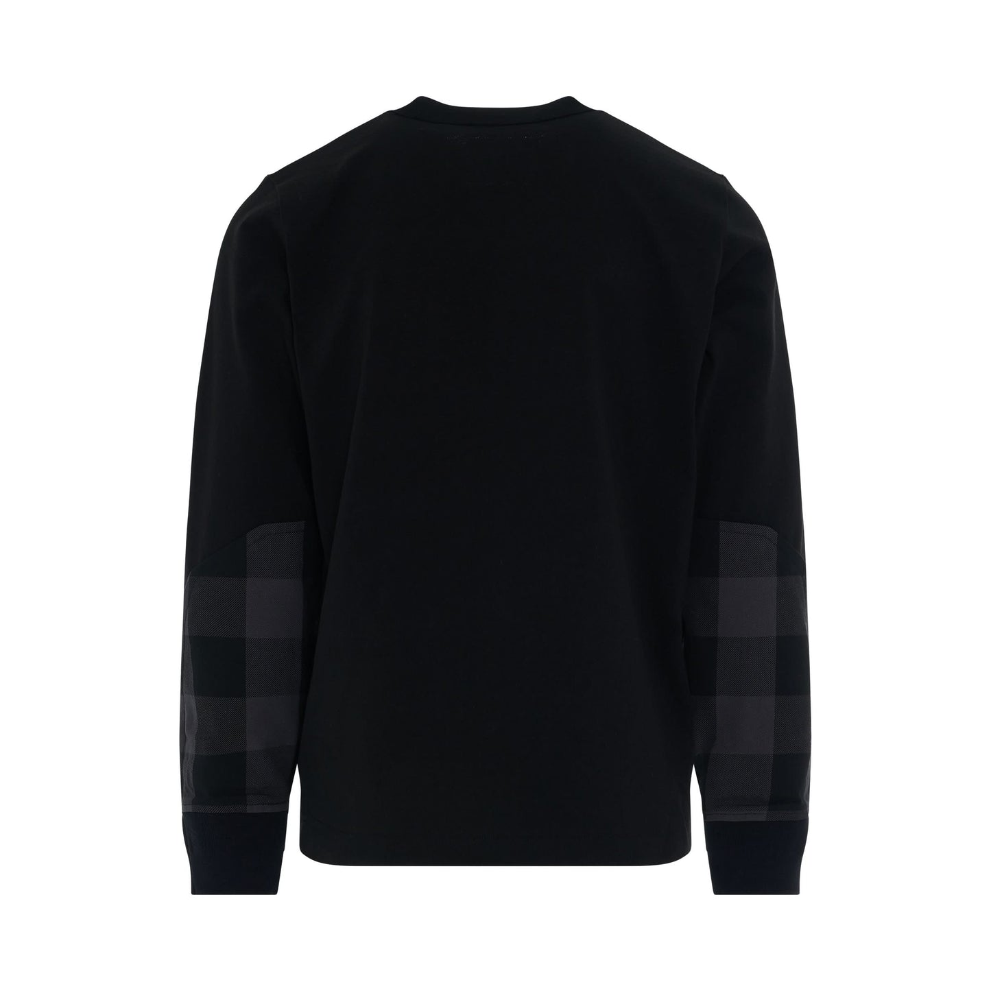 Buffalo Check Long Sleeve T-Shirt in Grey