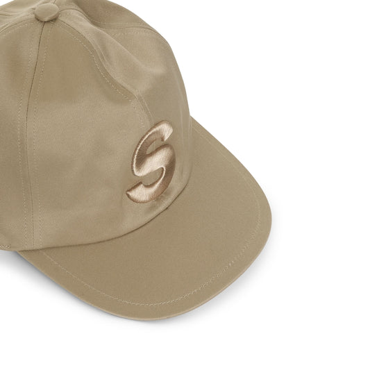 S Logo Cap in Beige