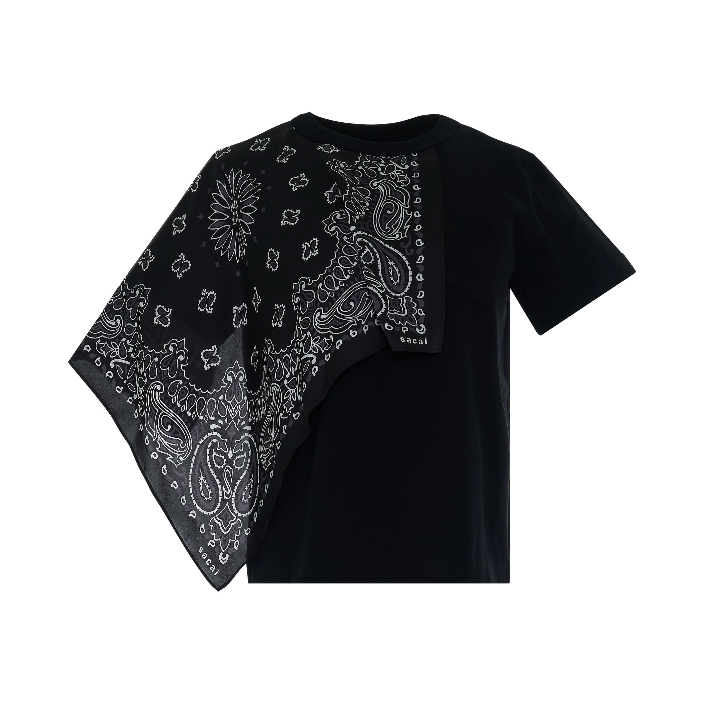 Bandana T-Shirt in Black