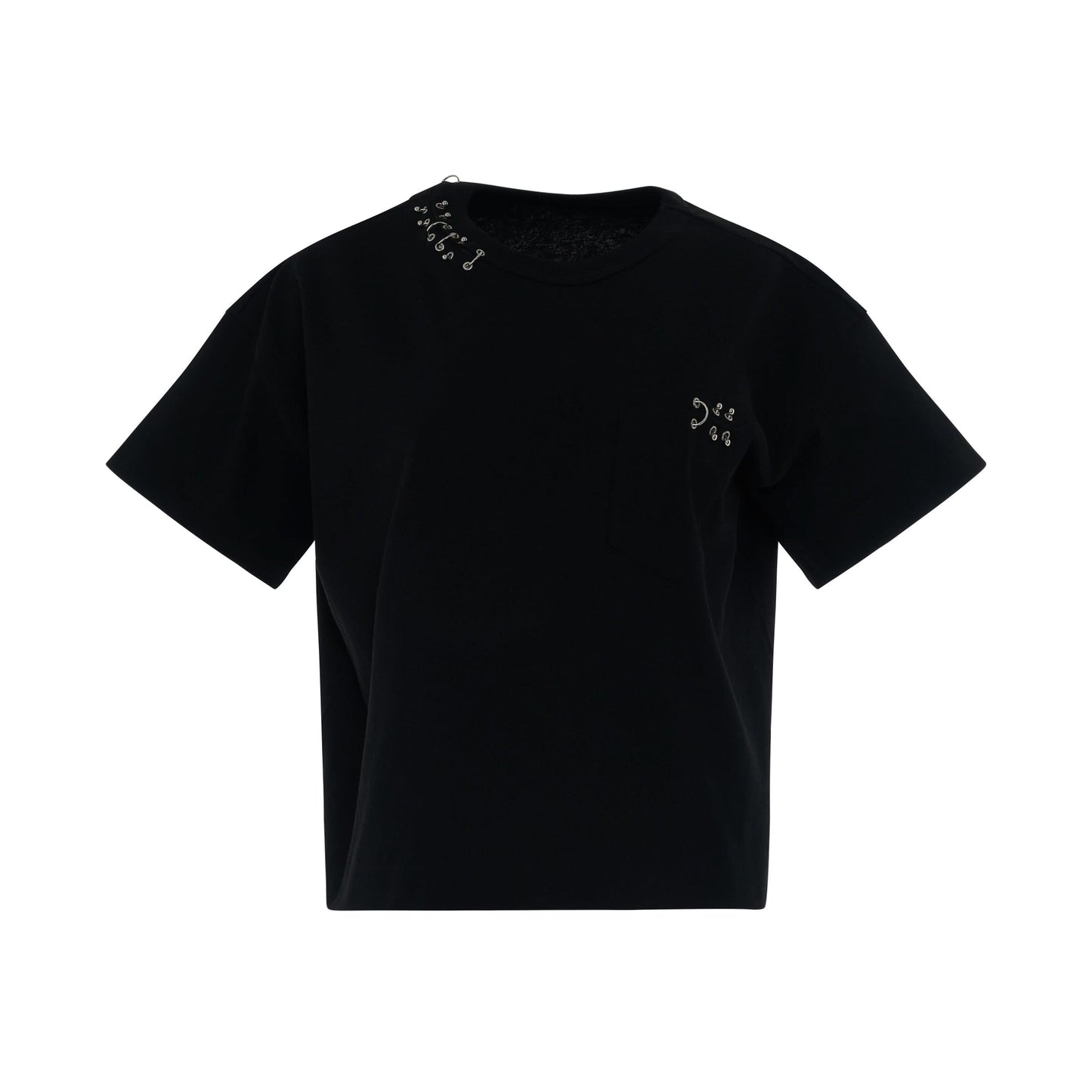 Pierced T-Shirt in Black