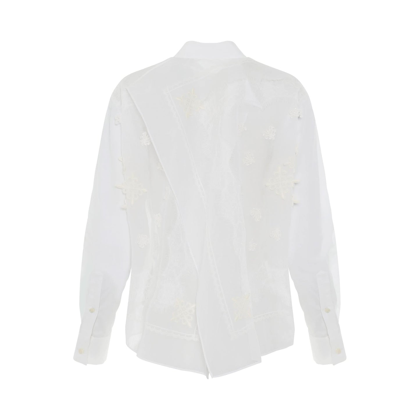 Bandana Lace Shirts in Off White