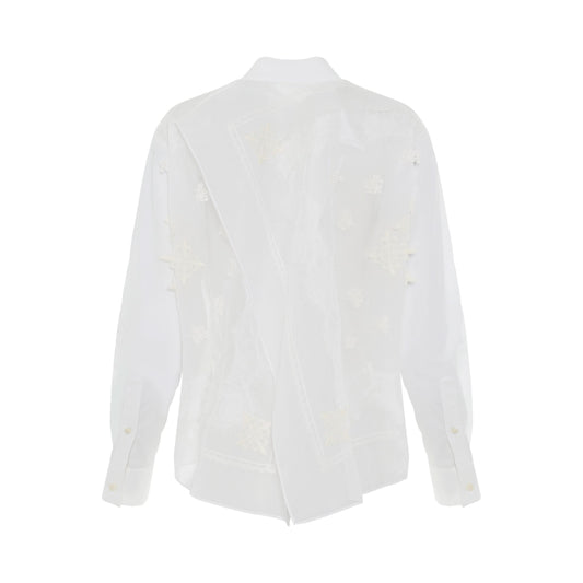 Bandana Lace Shirts in Off White