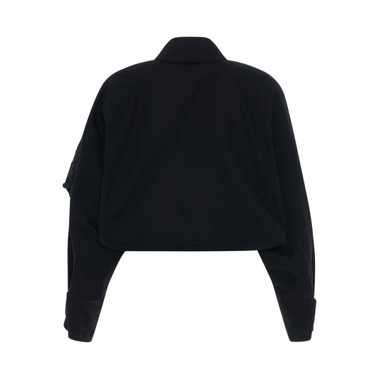 Cotton Coating Jacket in Black