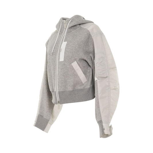 Sponge Sweat Jacket in Light Grey