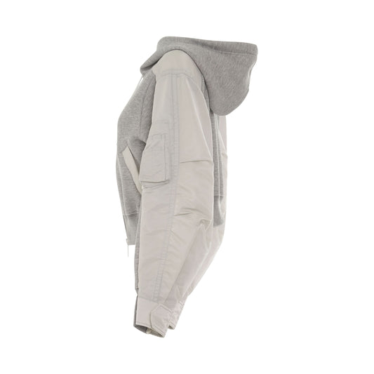 Sponge Sweat Jacket in Light Grey