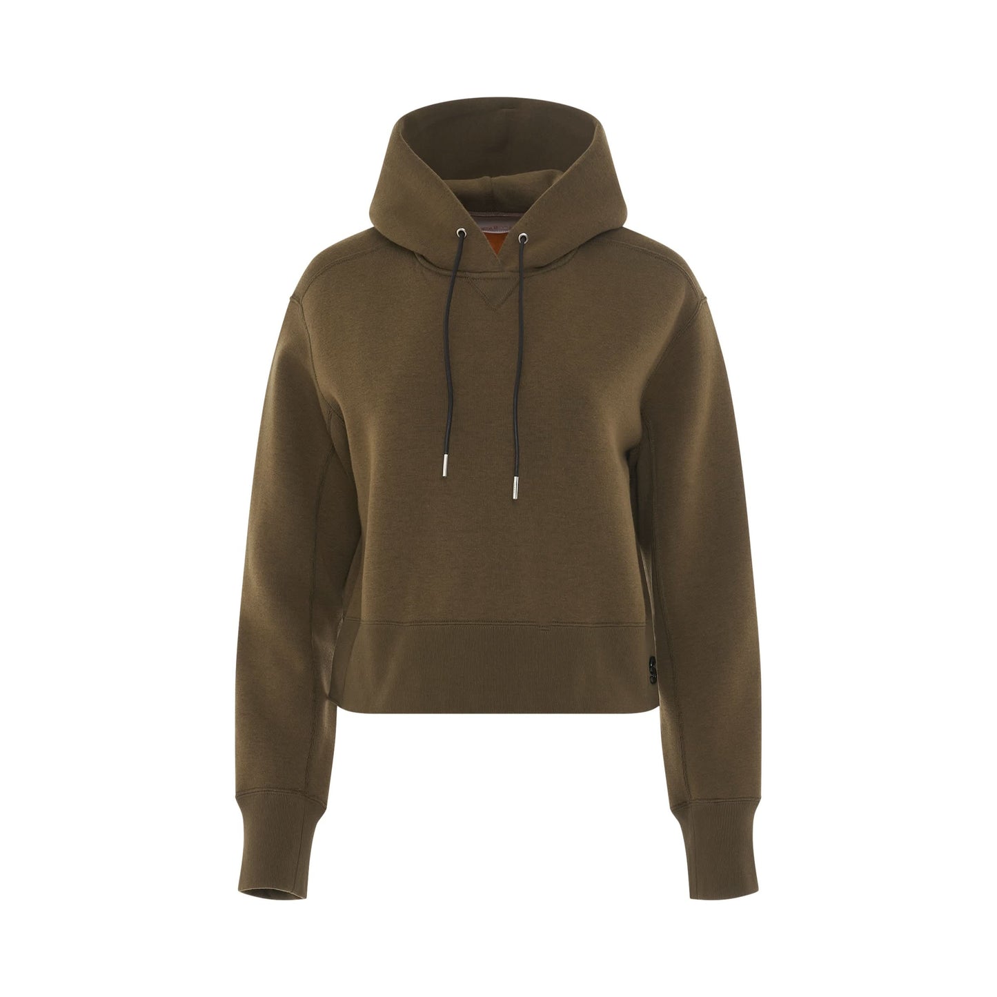 S Studs Sponge Sweat Hoodie in Khaki