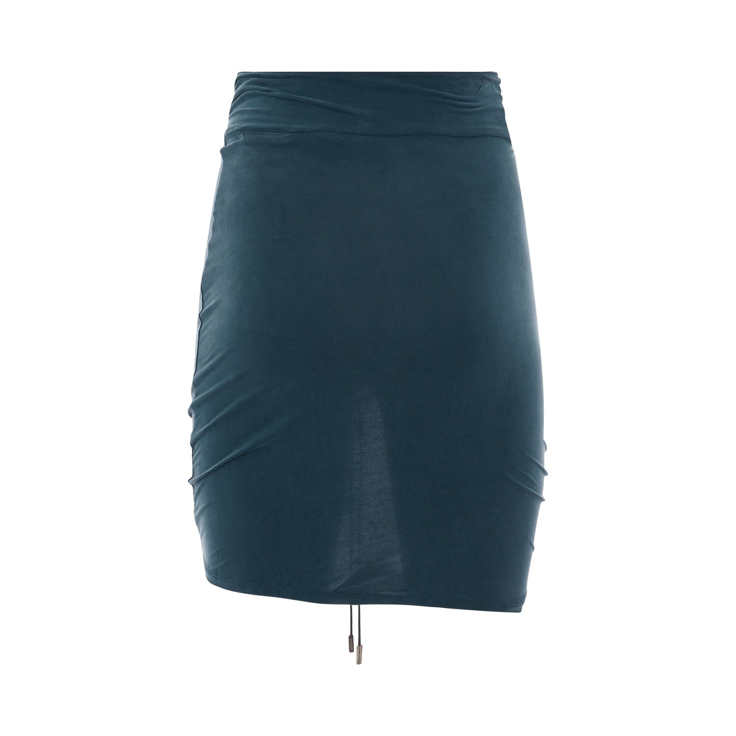 Espelho Asymmetric Mini Skirt in Navy