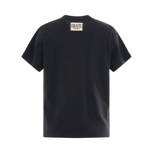 Emmylou T-Shirt in Washed Black