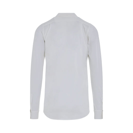 Stretching Tape Shirt in White