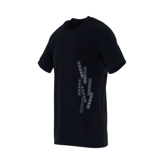 Stretching Tape T-Shirt in Black