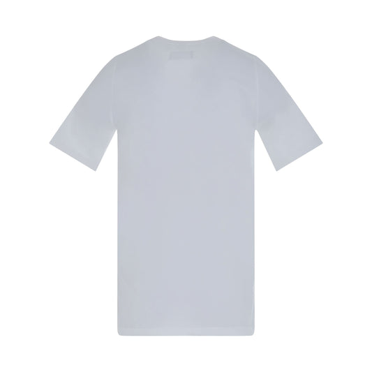 Stretching Tape T-Shirt in White