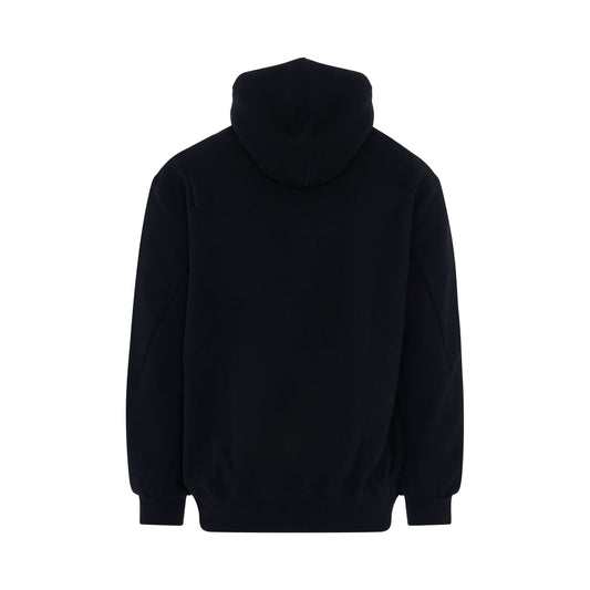 Photo Stitch Hoodie in Black